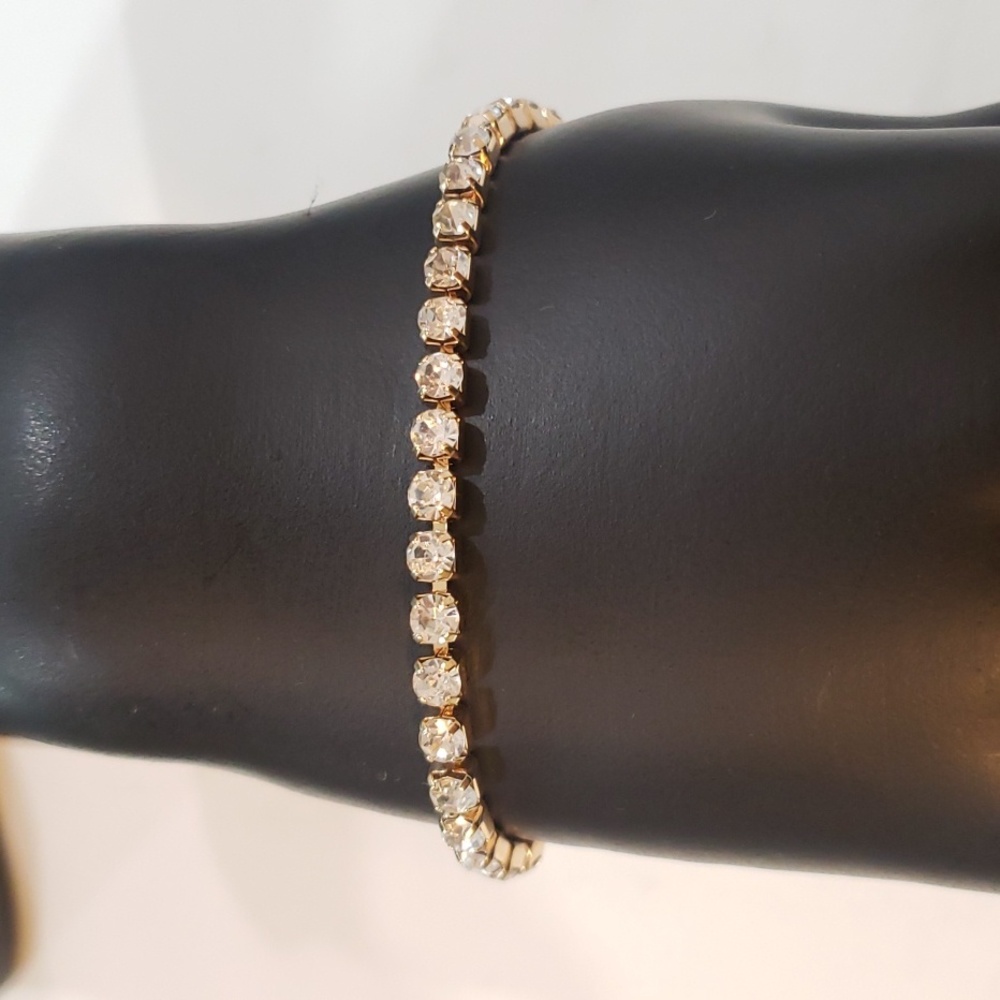Rhinestone Tennis Bracelet
